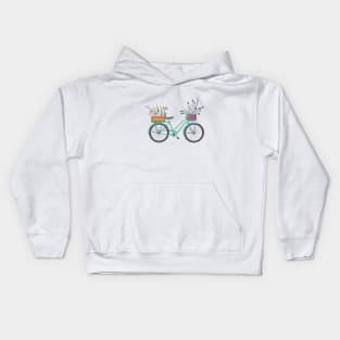 The Happy Little Bicycle Kids Hoodie